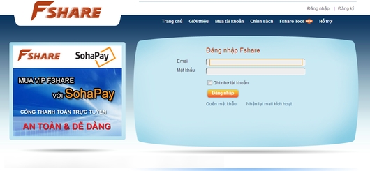 FPT hợp tác cùng SohaPay phát triển thanh toán trực tuyến trên Fshare 2