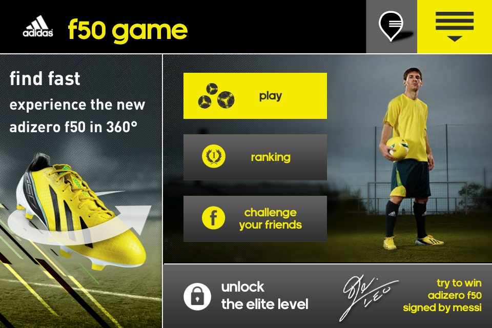Cùng Lionel Messi chinh phục “F50 GAME” 1