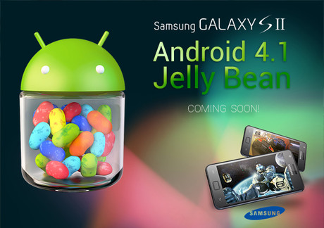 Samsung Galaxy S II và Note sẽ được nâng cấp lên Jelly Bean vào tháng 1 1