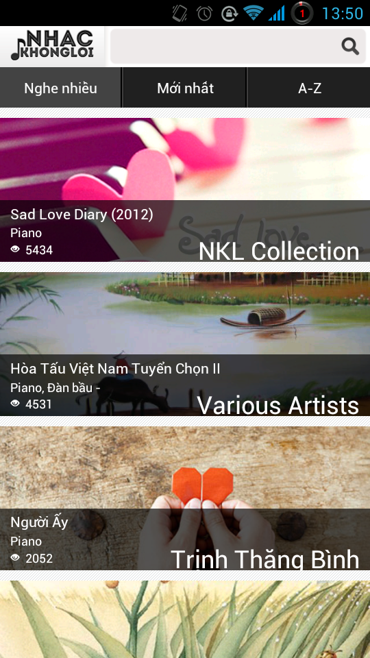 Zii ra mắt ứng dụng nghe nhạc Việt trên Android 1