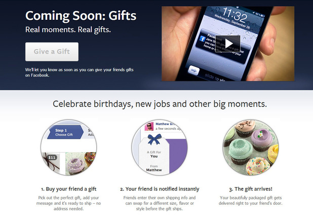 Facebook Gift: Kẻ tiêu diệt các startup ngành quà tặng 3 Facebook Gift: Kẻ tiêu diệt các startup ngành quà tặng 3