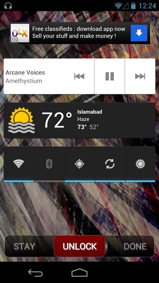 Thêm các Widget hữu ích cho màn hình Lock Screen trên Android 2
