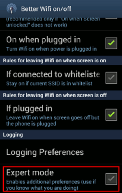 Tự động tắt Wi-Fi khi không dùng đến trên Android 3