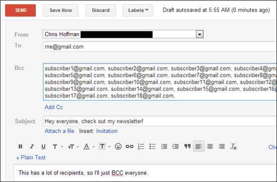 Tìm hiểu hai chế độ CC và BCC khi gửi email 4