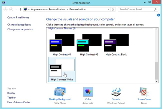 Mang hiệu ứng Aero trở lại trên Windows 8 8