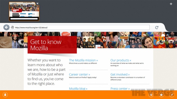 Phiên bản Firefox tối ưu cho Windows 8 ra bản Nightly 4