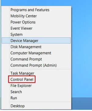 3 cách truy cập nhanh Control Panel trong Windows 8 1