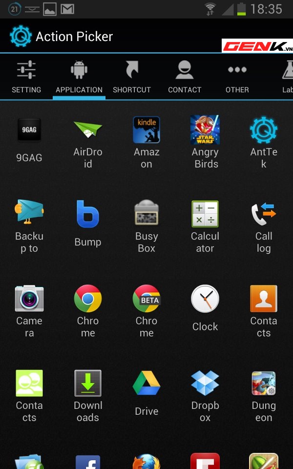 AntTek Quick Settings: trang Settings tuyệt vời cho Android 4