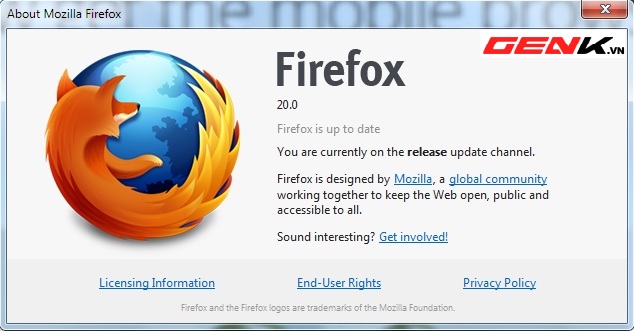 Có gì mới trên Firefox 20? 1