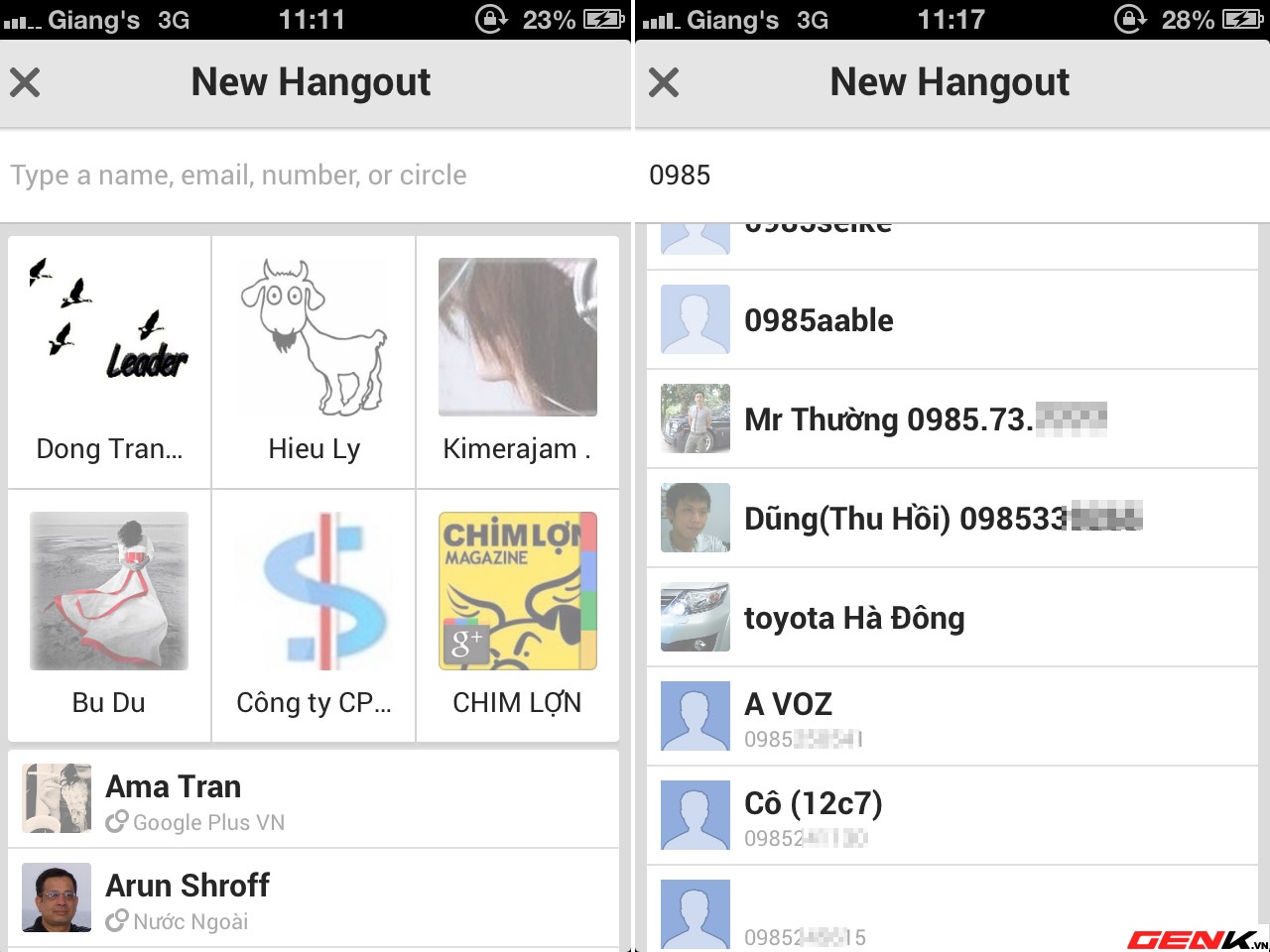 Sờ tận tay Google Hangouts mới: Vẫn còn nhiều sạn 1