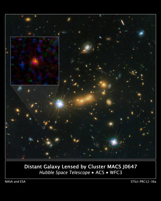 Kính thiên văn Hubble phát hiện thiên hà mới nhất từ trước đến nay 1 Kính thiên văn Hubble phát hiện thiên hà mới nhất từ trước đến nay 1
