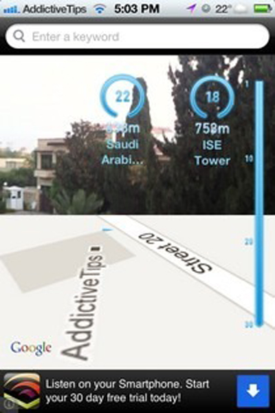 Trải nghiệm bản đồ thực tế tr&ecirc;n iPhone với ứng dụng AR-MAPS 1