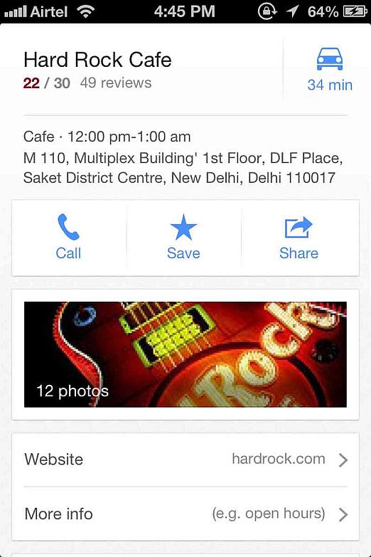 Google Maps: Bản đồ tốt nhất tr&ecirc;n iOS 6 2