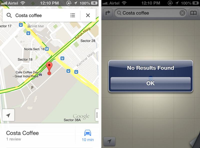 Google Maps: Bản đồ tốt nhất tr&ecirc;n iOS 6 5