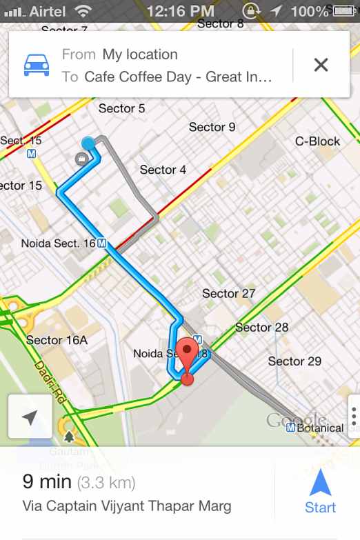 Google Maps: Bản đồ tốt nhất tr&ecirc;n iOS 6 9