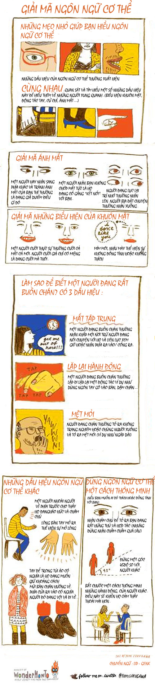 [Infographic] Giải mã bí mật ngôn ngữ cơ thể 1