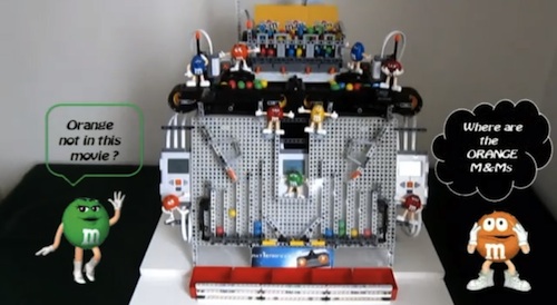 Chiêm ngưỡng cỗ máy Lego "chơi" cùng những viên kẹo M&Ms 2
