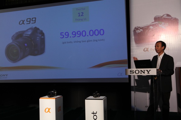 Sony giới thiệu ba d&ograve;ng m&aacute;y ảnh ống k&iacute;nh rời tại Việt Nam: A99, NEX-5R, NEX-6 3