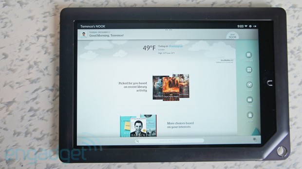 Barnes & Noble Nook HD : Tablet 9 inch độ phân giải cao, giá tốt 7