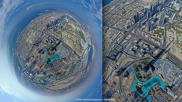 Bức ảnh panorama đầu tiên từ đỉnh tòa tháp cao nhất thế giới 1