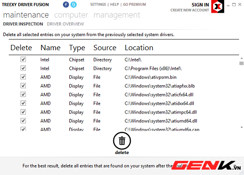 Hướng dẫn gỡ bỏ hoàn toàn Driver cũ ra khỏi hệ thống 3