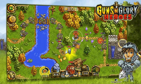  Guns'n'Glory Heroes: Tower Defense phong cách mới 1