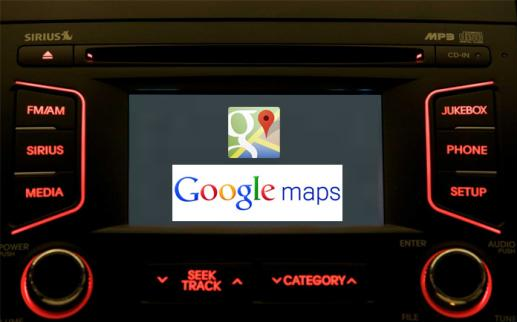 Google Maps được tích hợp trên các mẫu xe mới của Kia Motors 1