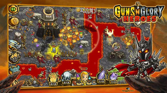  Guns'n'Glory Heroes: Tower Defense phong cách mới 4