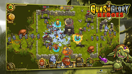  Guns'n'Glory Heroes: Tower Defense phong cách mới 5