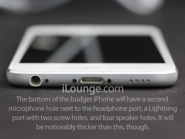 iPhone giá rẻ có thiết kế pha trộn của iPhone 5 và iPod touch 6