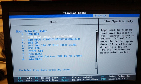 Cách thiết lập SSD mSATA làm Boot Drive trên laptop 15