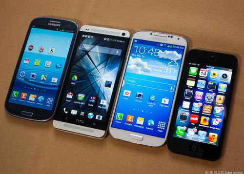 Galaxy S4 đọ màn hình cùng HTC One, Xperia Z, Lumia 920 và iPhone 5 1