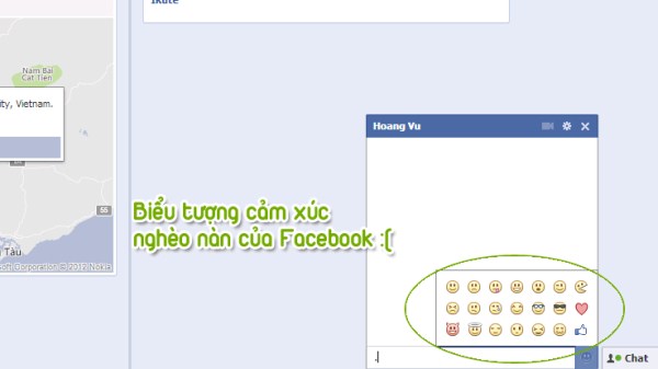 Facebook sở hữu một loạt biểu tượng cảm xúc chat mới 1