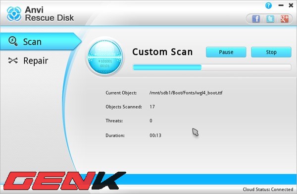 Sửa chữa và dọn dẹp Windows với Anvi Rescue Disk 2