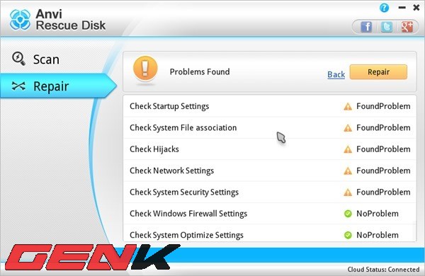 Sửa chữa và dọn dẹp Windows với Anvi Rescue Disk 3