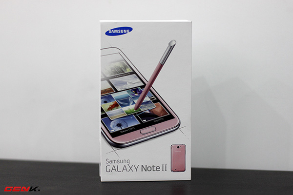 Cận cảnh Samsung Galaxy Note II hồng chính hãng 5