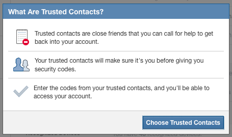 Facebook ra mắt tính năng phục hồi mật khẩu Trusted Contact 1