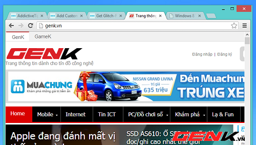 WinaeroGlass - Th&ecirc;m giải ph&aacute;p đem Aero về với Windows 8 1