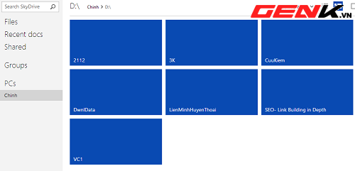 Truy cập dữ liệu từ xa th&ocirc;ng qua SkyDrive Fetch 7
