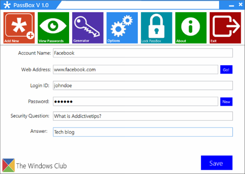 Quản lý mật khẩu trên Windows với PassBox 2