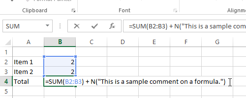 Thêm chú thích vào bảng tính trên Excel 2013 1
