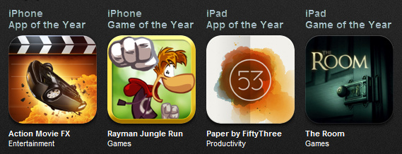 Apple công bố những ứng dụng và game hay nhất năm cho iPhone, iPad 1