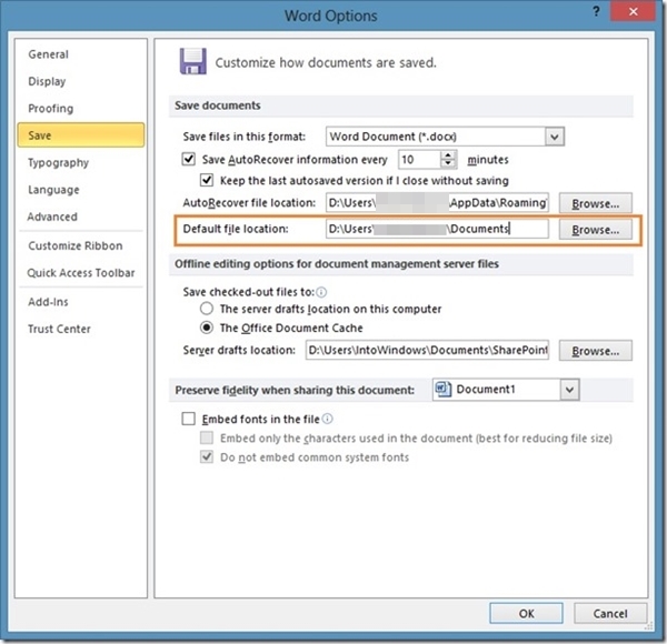 Làm thế nào để lưu trữ văn bản Office 2010 tự động lên SkyDrive? 3