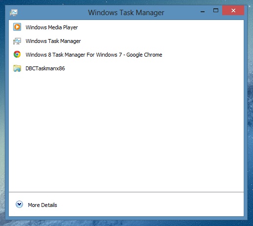 Dùng thử Task Manager Windows 8 trên Windows 7 3