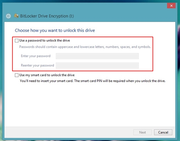Hướng dẫn mã hóa và thiết lập mật khẩu bảo vệ cho USB trong Windows 8 2
