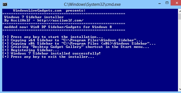 Mang tính năng Gadget của Windows 7 trở lại Windows 8 5