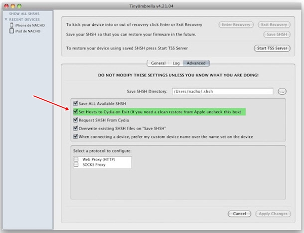 Sửa lỗi 3194 trong iTunes khi Downgrading hoặc Restoring Firmware iOS 2