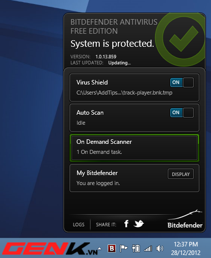 Bitdefender vừa tung ra bản Bitdefender Antivirus Free Edition hoàn toàn miễn phí cho người dùng cá nhân 3