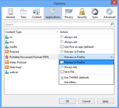 Vô hiệu hóa tính năng tự đọc file PDF trong Firefox và Chrome 2