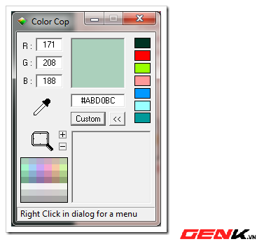 4 chương trình siêu nhỏ giúp lấy mã màu nhanh chóng 3